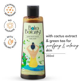 Boho Botanist: Body Wash Green Tea & Cactus - 350ml