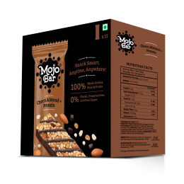MOJO BAR: Choco Almond Bar + Protein - Pack of 15