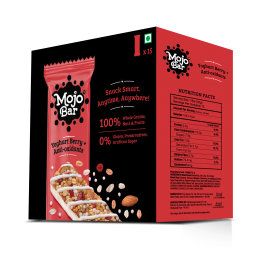MOJO BAR: Yoghurt Berry + Antioxidants - Pack of 15