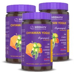 Siddhayu: Chyawan Yogue Jaggery Chyawanprash Sugar Free - Pack of 3 - 900 gm each