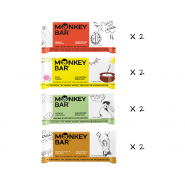 Monkey Bar: No Cocoa Please Protein Bars - Pack of 8