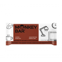 Monkey Bar: Coffee Hazelnut Protein Bars - Pack of 8