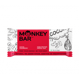 Monkey Bar: Cocoa Cranberry Protein Bars - Pack of 8