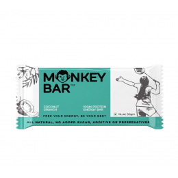 Monkey Bar: Coconut Crunch Protein Bars - Pack of 8