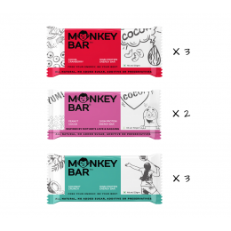 Monkey Bar: Cocoa Love Protein Bars - Pack of 8
