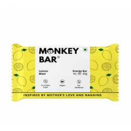 Monkey Bar: Lemon Blast Energy Bars - Pack of 10