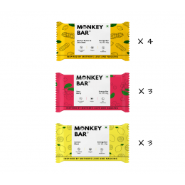 Monkey Bar: Assorted Non-Choco Energy Bars - Pack of 10