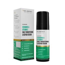 Dr. Sheth's: Dr. Sheths Ceramide & Vitamin C Daily Brightening & Repair Cream - 30g