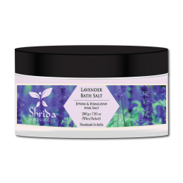Shrida Naturals: Lavender Bath Salt - 200gm