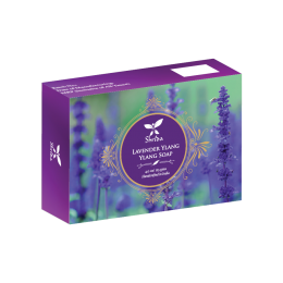 Shrida Naturals: Lavender Ylang Ylang Soap - 125gm