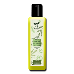 Shrida Naturals: Neem turmeric Aloe Vera Face Wash - 100ml