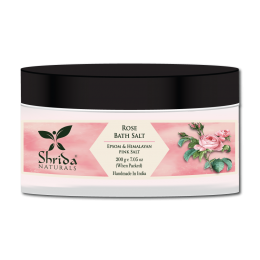 Shrida Naturals: Rose Bath Salt - 200gm