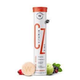 Wellbeing Nutrition: Organic Vitamin C + Zinc  - 16 Tabs
