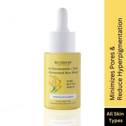 Blushlin: 5% Niacinamide + Zinc + Fermented Rice Water - Pore Revival Serum - 30ml