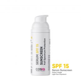 COSIQ: Indoor Sunscreen Serum SPF 15 PA++++ Broad Spectrum - 30ml