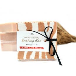 Premium Bionaturals: Vegan & Artisanal Bathing Bar - Calamine Clay & Coconut