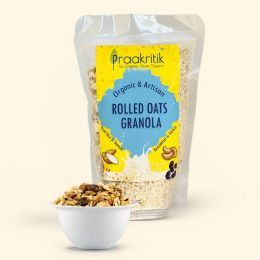 Praakritik: Organic Rolled Oats Granola - 300g