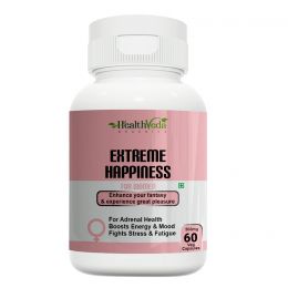 Health Veda Organics: Extreme Happiness 500mg for Women - 60 Capsules