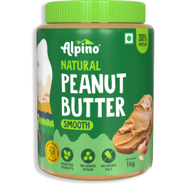 Alpino: Natural Peanut Butter Smooth - 1kg