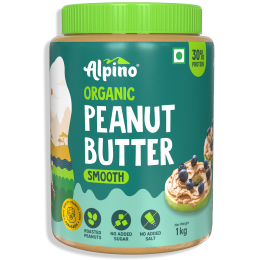Alpino: Organic Natural Peanut Butter Smooth - 1kg