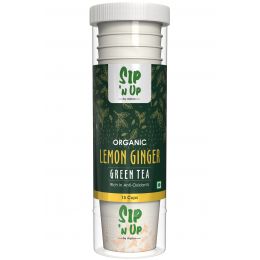 Alpino: Sip N Up Certified Organic Lemon-Ginger Green Tea - 15 Piece