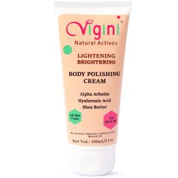 Vigini: Natural Skin Whitening Lightening Brightening Underarm Body Polishing Exfoliating Radiance Glowing Gel Cream 100gm