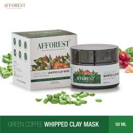 AFFOREST: Green Coffee Whipped Clay Mask  - 50gm
