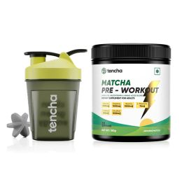 Tencha: Matcha Pre Workout with Shaker - 30 Servings
