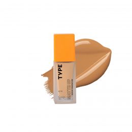 Type Beauty: Matte Up Serum Foundation For Oily & Acne Prone Skin Spf 50, Pa++++ - Almond - 30Ml (Single)