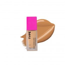 Type Beauty: De Crease Serum Foundation For Fine Lines & Wrinkles Spf 50, Pa ++++ - Almond - 30Ml