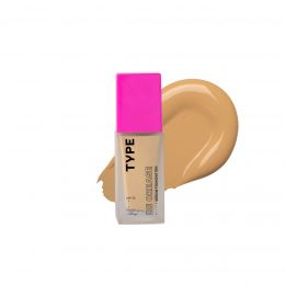 Type Beauty: De Crease Serum Foundation For Fine Lines & Wrinkles Spf 50, Pa ++++ - Biscotti - 30Ml