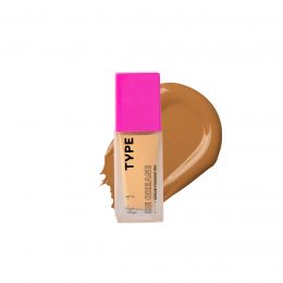 Type Beauty: De Crease Serum Foundation For Fine Lines & Wrinkles Spf 50, Pa ++++ - Cider - 30Ml