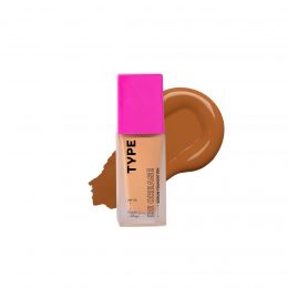 Type Beauty: De Crease Serum Foundation For Fine Lines & Wrinkles Spf 50, Pa ++++ - Cinnamon - 30Ml