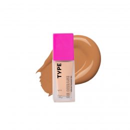 Type Beauty: De Crease Serum Foundation For Fine Lines & Wrinkles Spf 50, Pa ++++ - Peanut - 30Ml