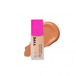 Type Beauty: De Crease Serum Foundation For Fine Lines & Wrinkles Spf 50, Pa ++++ - Waffle - 30Ml