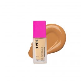 Type Beauty: De Crease Serum Foundation For Fine Lines & Wrinkles Spf 50, Pa ++++ - Almond - 30Ml