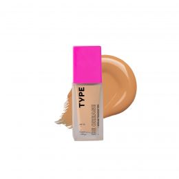 Type Beauty: De Crease Serum Foundation For Fine Lines & Wrinkles Spf 50, Pa ++++ - Frappe - 30Ml