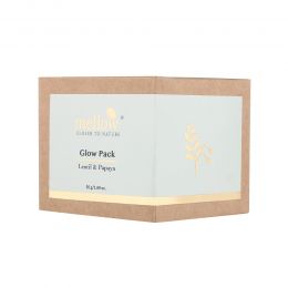 Mellow Herbals: Glow pack With Papaya and Almond Oil For Tan Removal - 50gm