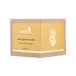 Mellow Herbals: Anti Pigment Face Scrub with Orange and Lemon Peel to Remove Pigmentation and Blackheads - 20gm