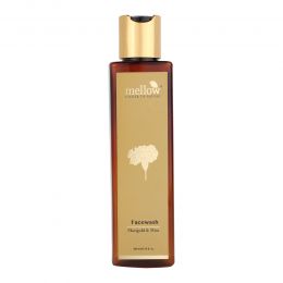Mellow Herbals: Marigold Facewash With Mint, Aloe Vera and Honey Extracts For Soft Skin And Natural Glow - 200ml