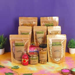 Foodcloud: The Foodelicious Holi Gift Hamper - Pack of 10