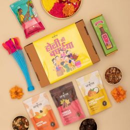 Eat Better: Happy Holi Gift Box - Dry Fruits, Organic Gulaal, Thandai and more
