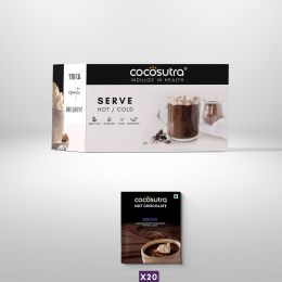 Cocosutra: Hot Chocolate Single Serves - Mocha - 20 Pack