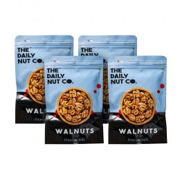 The Daily Nut Co.: Premium Walnuts - Pack of 4 - 200gm each