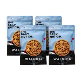The Daily Nut Co.: Premium Walnuts - Pack of 4 - 200gm each