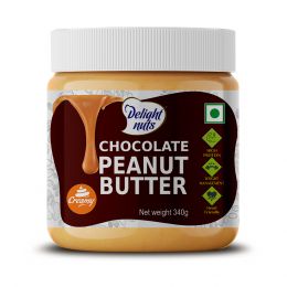 Delight nuts: Chocolate Peanut Butter Creamy  - 340gm