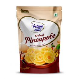 Delight nuts: Dried Pineapple - Made by Natural Fruit - 200gm