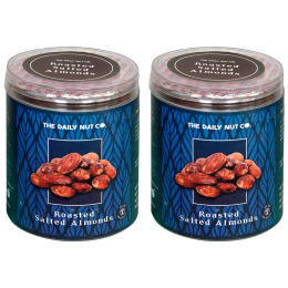 The Daily Nut Co.: Roasted Almonds - Pack of 2 - 250gm each