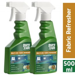 PureCult: Multi-use Fabric Refresher Fresh Green Tea 500ml - Pack of 2