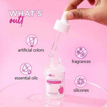 Plum: 2% Hyaluronic Acid Serum with Bulgarian Rose - 30ml